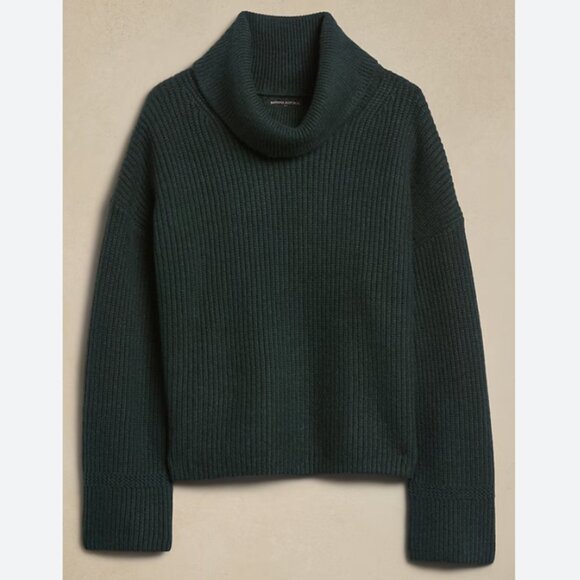 NWT Banana Republic Factory ribbed turtleneck sweater XL - Picture 2 of 5